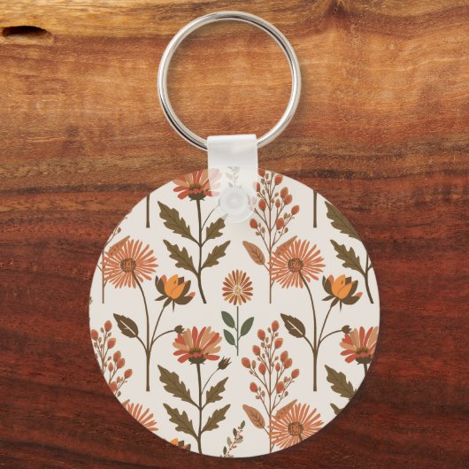 Herbstliches Blumenarrangement Sleutelhanger (Voorkant)