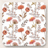 Herbstliches Blütenmosaik Bier Onderzetter (Voorkant)