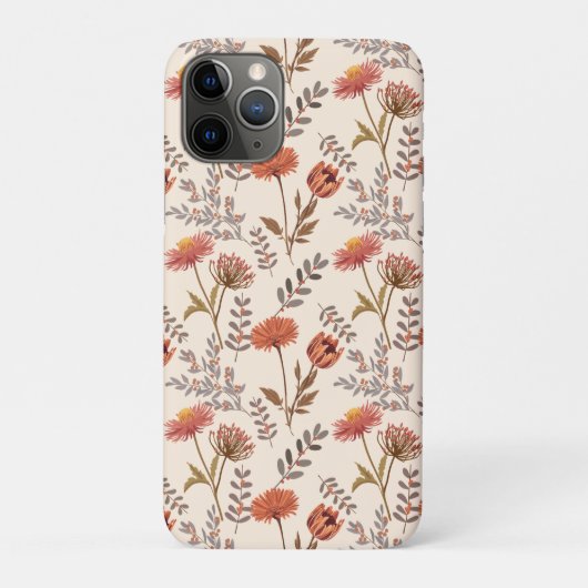 Herbstliches Blütenmosaik Case-Mate iPhone Case (Achterkant)