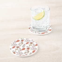 Herbstliches Blütenmosaik Zandsteen Onderzetter