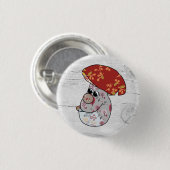 Herbstpilz Ronde Button 3,2 Cm (Voorkant /achterkant)