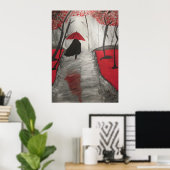 Herbstspaziergang Poster (Thuiskantoor)