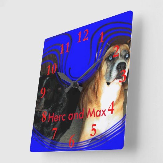 Herc & Max Vierkante Klok (Hoek)