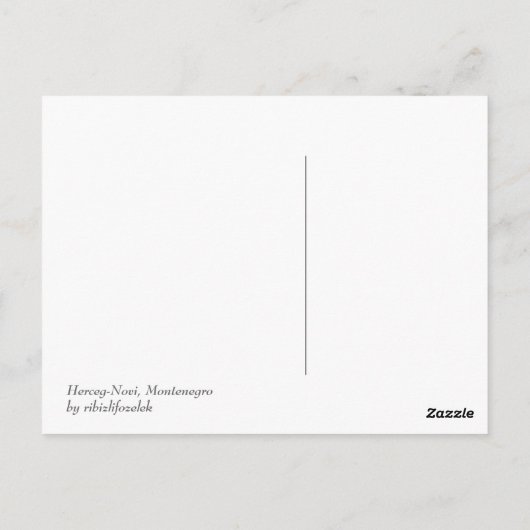 Herceg-Novi Briefkaart (Achterkant)