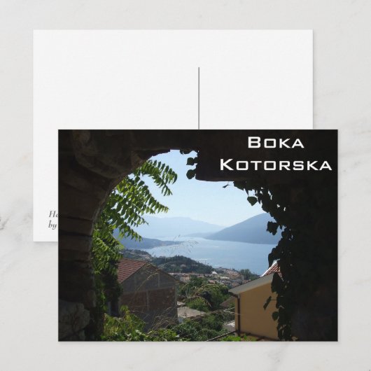 Herceg-Novi Briefkaart (Voorkant / Achterkant)