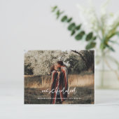Hercheduled, Wedding Foto, Verandering van Datum Briefkaart (Staand voorkant)