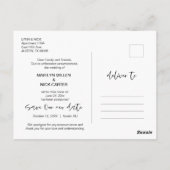 Hercheduled, Wedding Foto, Verandering van Datum Briefkaart (Achterkant)