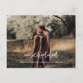 Hercheduled, Wedding Foto, Verandering van Datum Briefkaart (Voorkant)