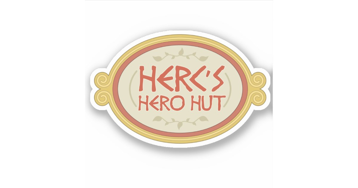 Herc's Hero Hut Sticker Zazzle.nl