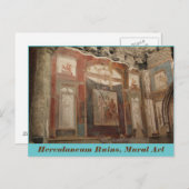 Herculaneum Ruins, Art Wall, Briefkaart Italië (Voorkant / Achterkant)