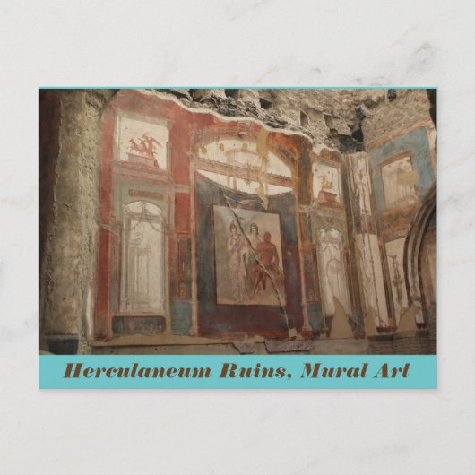 Herculaneum Ruins, Art Wall, Briefkaart Italië (Voorkant)