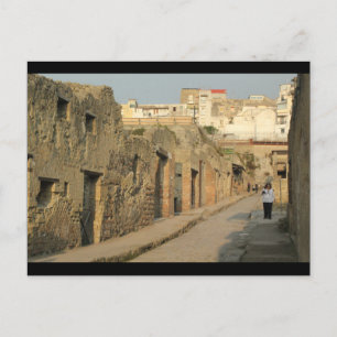 Herculaneum Ruins, Campanië, Briefkaart van Italië
