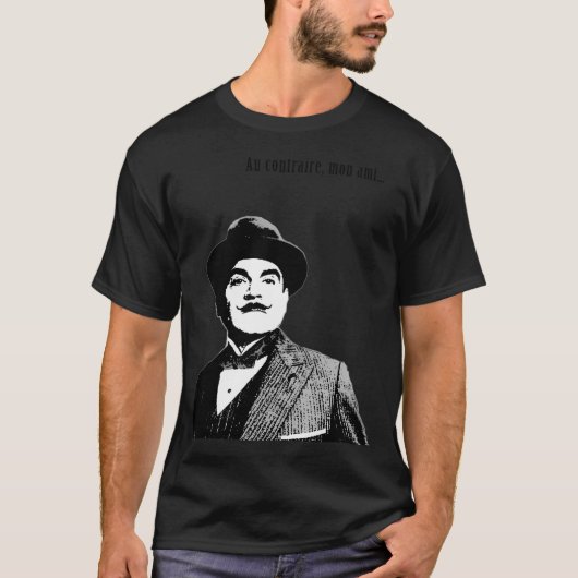Hercule Poirot T-shirt (Voorkant)