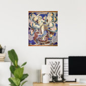 Herculees en de Hydra Poster (Thuiskantoor)