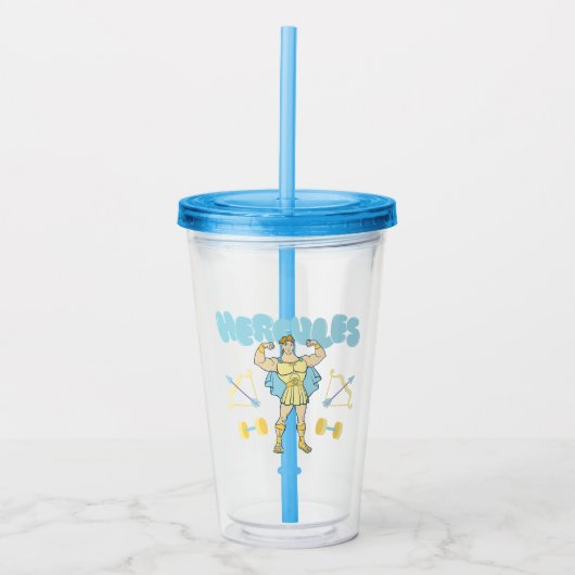 Hercules Arrows and Dumbbells Flex Acrylic Tumbler Acryl Drinkbeker (Voorkant)