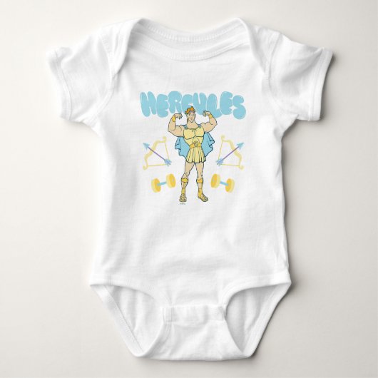 Hercules Arrows and Dumbbells Flex Baby Bodysuit (Voorkant)