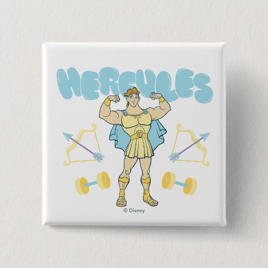 Hercules Arrows and Dumbbells Flex Button (Voorkant)