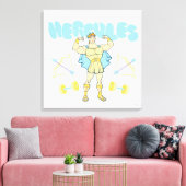 Hercules Arrows and Dumbbells Flex Canvas Print (Insitu (Woonkamer))