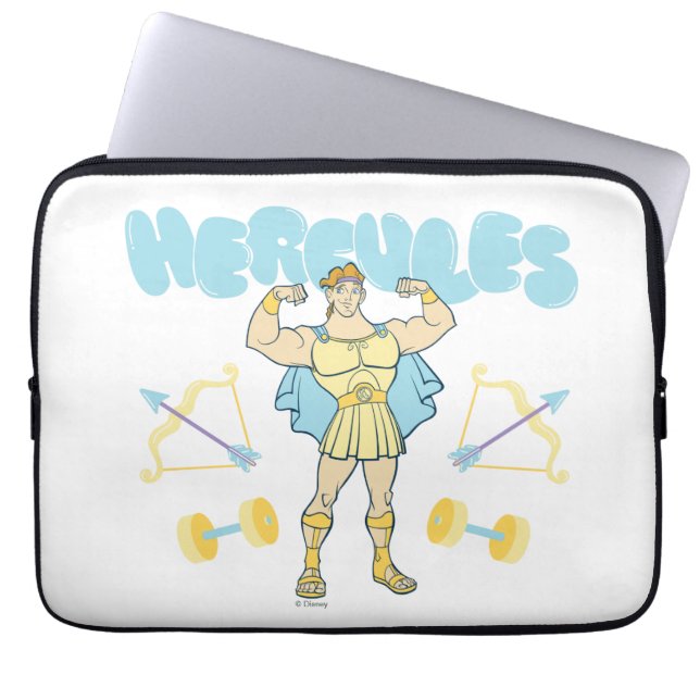 Hercules Arrows and Dumbbells Flex Laptop Sleeve (Voorkant)