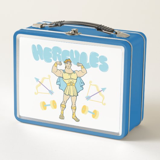 Hercules Arrows and Dumbbells Flex Metal Lunch Box (Voorkant)