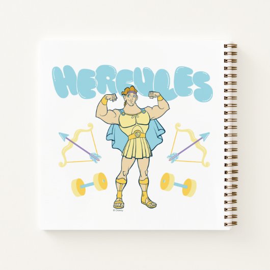 Hercules Arrows and Dumbbells Flex Notebook Notitieboek (Achterkant)