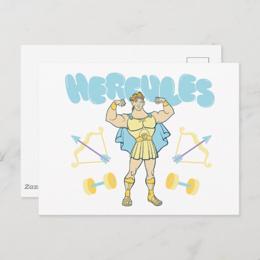 Hercules Arrows and Dumbbells Flex Postcard Briefkaart (Voorkant / Achterkant)