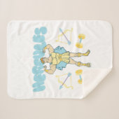 Hercules Arrows and Dumbbells Flex Sherpa Blanket Sherpa Deken (Voorkant (horizontaal))