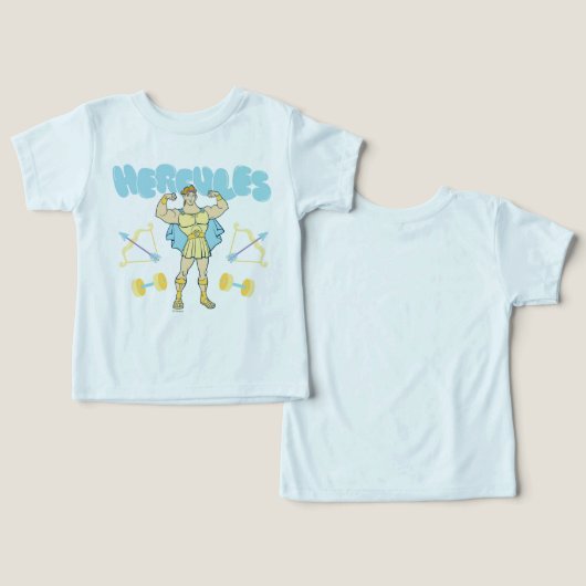 Hercules Arrows and Dumbbells Flex Toddler T-shirt (Ontwerp Voorkant & Achterkant)