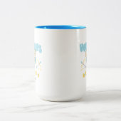 Hercules Arrows and Dumbbells Flex Two-Tone Coffee Tweekleurige Koffiemok (Center)