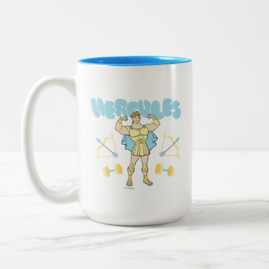 Hercules Arrows and Dumbbells Flex Two-Tone Coffee Tweekleurige Koffiemok (Links)