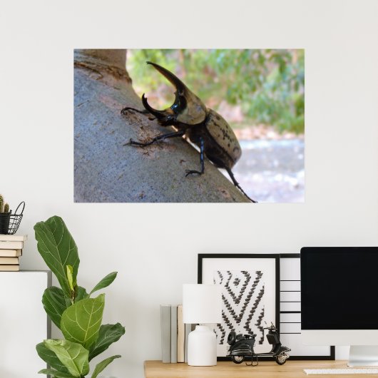 Hercules Beetle Poster (Thuiskantoor)