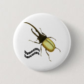 Hercules Beetle Ronde Button 5,7 Cm (Voorkant)
