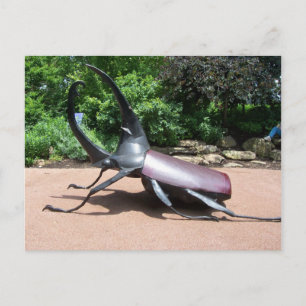Hercules Beetle Sculptuur Briefkaart