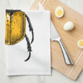 Hercules beetle theedoek (Quarter Fold)