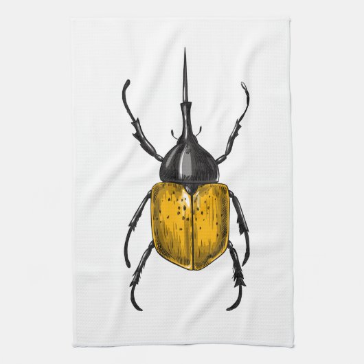 Hercules beetle theedoek (Verticaal)