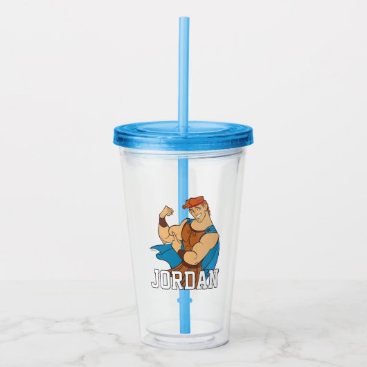 Hercules Bicep Flex Acrylic Tumbler Acryl Drinkbeker (Voorkant)