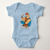 Hercules Bicep Flex Baby Bodysuit (Voorkant)