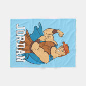 Hercules Bicep Flex Fleece Blanket (Voorkant (Horizontaal))
