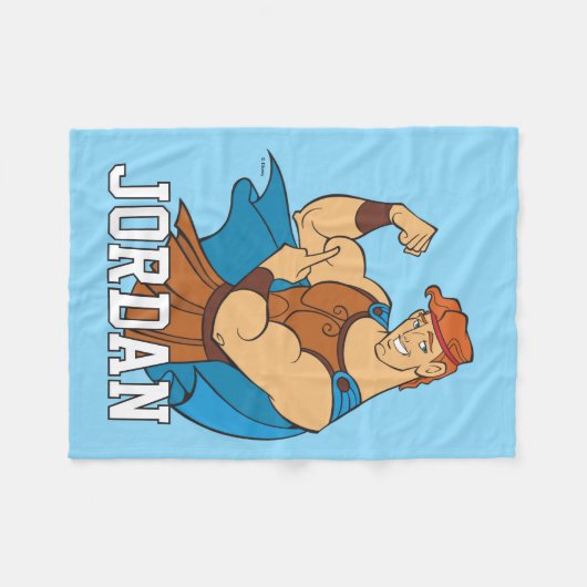Hercules Bicep Flex Fleece Blanket (Voorkant (Horizontaal))
