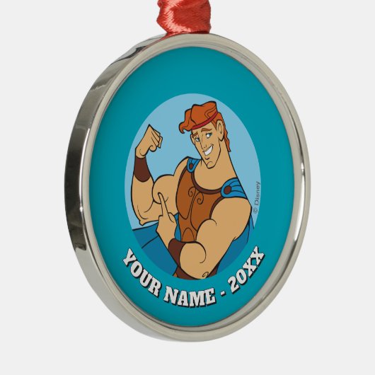 Hercules Bicep Flex Metal Ornament (Rechts)