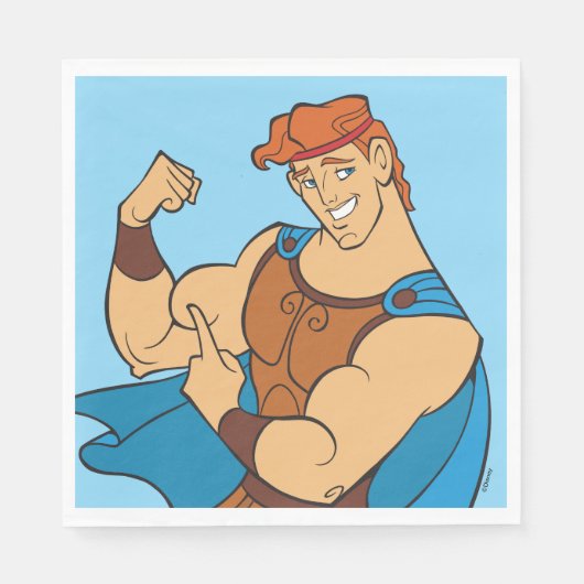 Hercules Bicep Flex Napkins Servet (Voorkant)