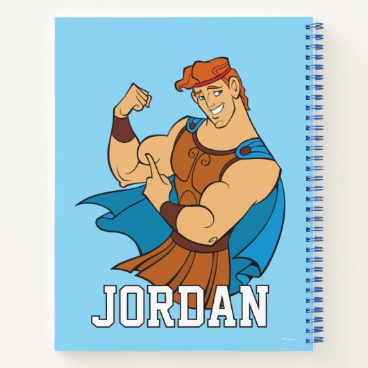 Hercules Bicep Flex Notebook Notitieboek (Achterkant)