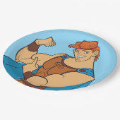 Hercules Bicep Flex Paper Plates Papieren Bordje (Gekanteld)