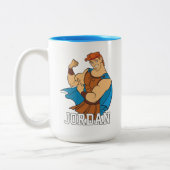 Hercules Bicep Flex Two-Tone Coffee Mug Tweekleurige Koffiemok (Links)