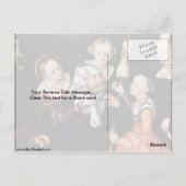 Hercules bij Omphale van Lucas Cranach (I) Briefkaart (Achterkant)