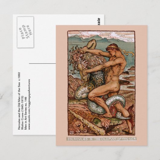 Hercules Briefkaart (Voorkant / Achterkant)