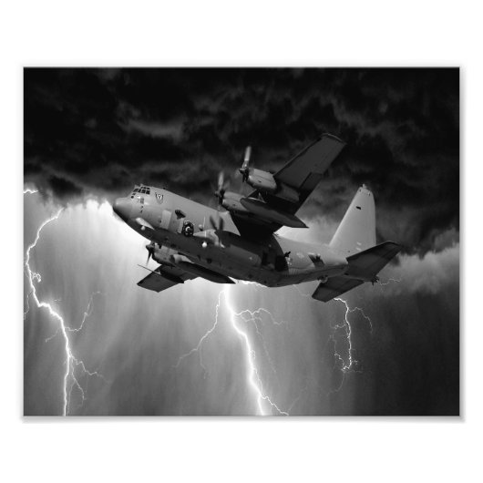 Hercules C-130 Foto Afdruk (Voorkant)