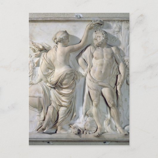 Hercules Crowned by Glory, 1671 Briefkaart (Voorkant)