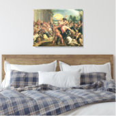 Hercules, Deianeira en het centrum Eurytion Canvas Afdruk (Insitu (Slaapkamer))