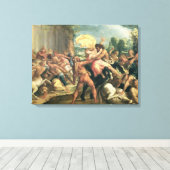 Hercules, Deianeira en het centrum Eurytion Canvas Afdruk (Insitu (Houten vloer))
